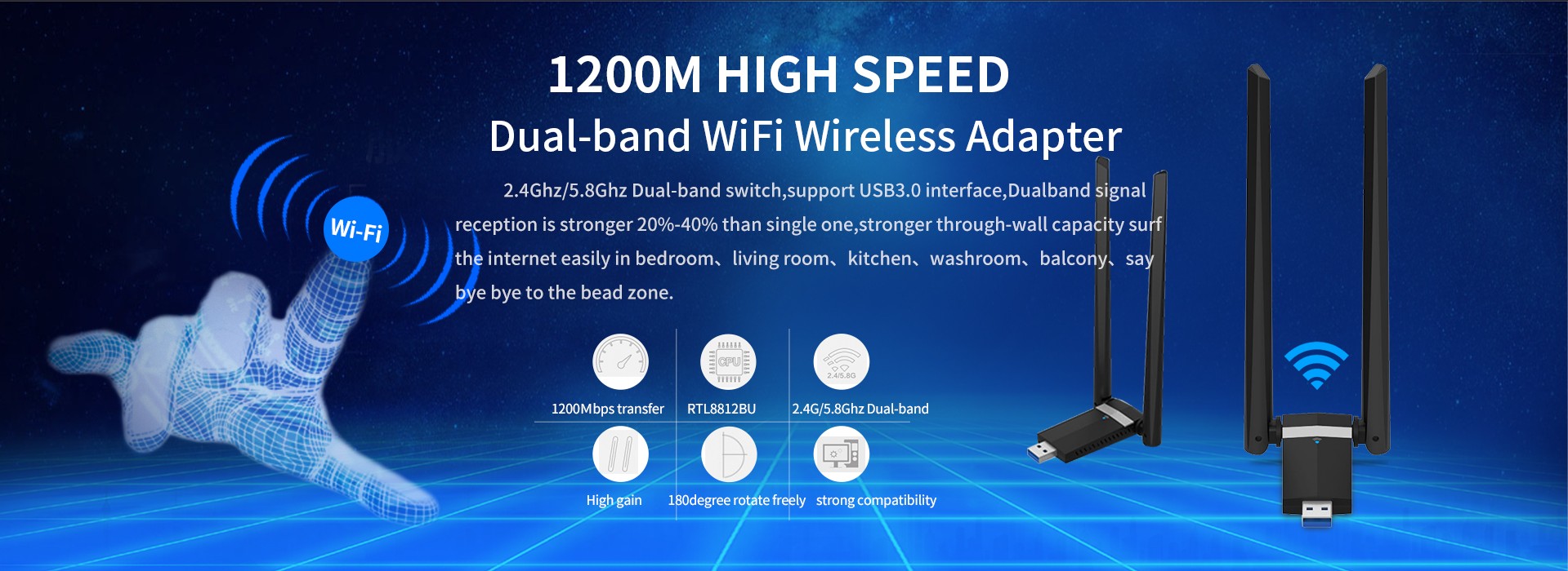 usb3.0 wifi dongle